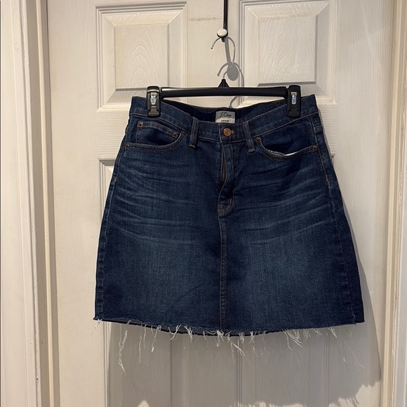 J. Crew Dresses & Skirts - J. Crew denim jean A-Line Mini Skirt SZ 28